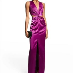 One33 Social Satin cut outs gown